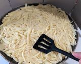 から揚げ粉DE千切りポテト焼き作り方3写真