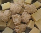 鶏だんごと高野豆腐の煮物作り方5写真