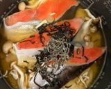 鮭と塩胡椒の炊き込みご飯作り方2写真