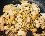 シンプル炒飯●エノキ＆玉子のチャーハン作り方2写真