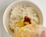 レンジで洗い物なし！焼鳥缶で親子丼作り方5写真