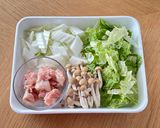 【レンジで!】白菜ときのこのクリーム煮作り方1写真
