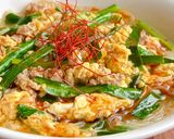 煮込み時間10分!うま辛な豚にら玉スープ作り方5写真