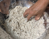 一気加水とパスタマシーンで簡単に蕎麦打ち作り方4写真