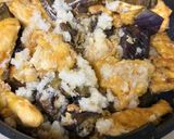 ナスと鶏肉のみぞれ煮作り方5写真