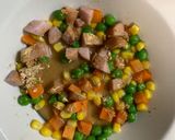 レンジ簡単レモンデミ味オムライス弁当作り方4写真