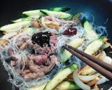 ズッキーニのみそだれチャプチェ作り方5写真