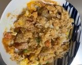 全てレンジ洋風味噌デミ味炒飯弁当作り方12写真