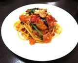 トマトソースパスタ＋セミドライトマト作り方5写真