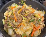 石焼きビビンバの中丼風作り方8写真