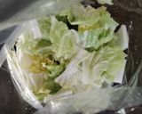 ポリ袋で白菜のやみつき即席漬け作り方2写真