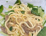 松屋牛めしレトルト！猛ダッシュ牛うどん作り方2写真