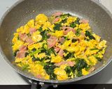 ほうれん草＆ベーコン🥓＆卵🥚炒め😃作り方2写真