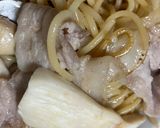 簡単　エリンギ豚肉和風パスタ作り方18写真