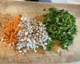 大根葉チャーハン作り方1写真