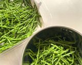シーアスパラ　シンプルにゴマ油とコショウ作り方1写真