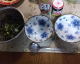 青菜のおひたしにのりの佃煮を和えて!作り方13写真