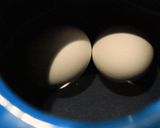 ヤカンで作るゆで卵★冷蔵庫から出したて卵作り方1写真