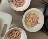 ゴロゴロ野菜魚肉ソーセージナポリタン炒煮作り方2写真