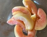 桃とモッツァレラチーズのカプレーゼ作り方1写真
