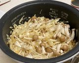 しめじとえのきとサバ缶の炊き込みご飯作り方5写真