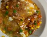 レンジ簡単シーフード風味タコス味炒飯弁当作り方7写真