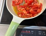 イタリアンパセリとトマトのパスタ作り方8写真