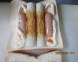 ちくわ明太ウインナのサンド😋作り方4写真