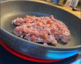鶏の旨みマシマシ🤤　超粗挽の鶏そぼろ丼作り方1写真