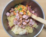 超簡単☆オーロラ風ミートローフ♪♪作り方2写真