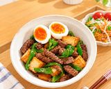 ごはんが進む♪牛肉とピーマンの厚揚げ炒め作り方5写真