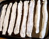 手作り餃子の皮で。ジャンボ餃子簡単包み方作り方5写真