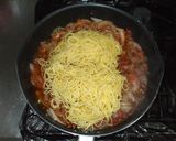 ミートソースパスタ♪簡単トマト缶作り方9写真