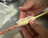 ウズベキスタン♡春巻の皮で蒸し餃子ハスブ作り方6写真