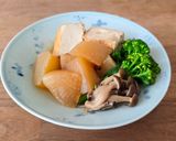 水菜と大根、豚肉のさっと煮作り方6写真