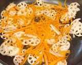 レンコンとひじきの煮物作り方4写真
