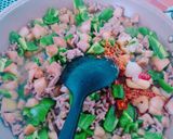 *なす&ピーマンと豚ひき肉の麻婆炒め*作り方5写真