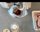 ラクックで！揚げない「辛味チキン」作り方2写真