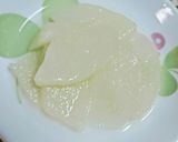 ★低糖質‼レンジでチン!梨のコンポート♪作り方7写真