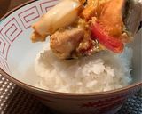 残り物レシピ！唐揚げ卵丼✨作り方8写真