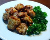 裏技　鶏の唐揚げ　下粉に米粉を使ってみました作り方4写真