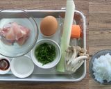 【主食・主菜・副菜】レンジで親子丼作り方1写真