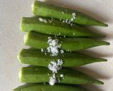 5分で完成⭐︎オクラとザーサイの簡単副菜作り方1写真
