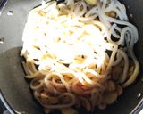 鯛とさつまいもの鮎魚醤焼きうどん作り方4写真