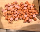 エビとソーセージのペペロンチーノ作り方1写真
