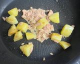 ツナとじゃがいものジュノベーゼ風パスタ作り方5写真