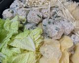 我が家の定番　鶏団子鍋作り方6写真