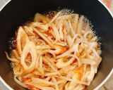 節約おかず♪ちくわともやしとごぼうの柳川風作り方4写真