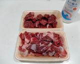 牛すじ　Wo　ビーフシチュー　Ni作り方1写真