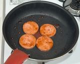 再現レシピ☆直火焼きソーセージおにぎり作り方2写真